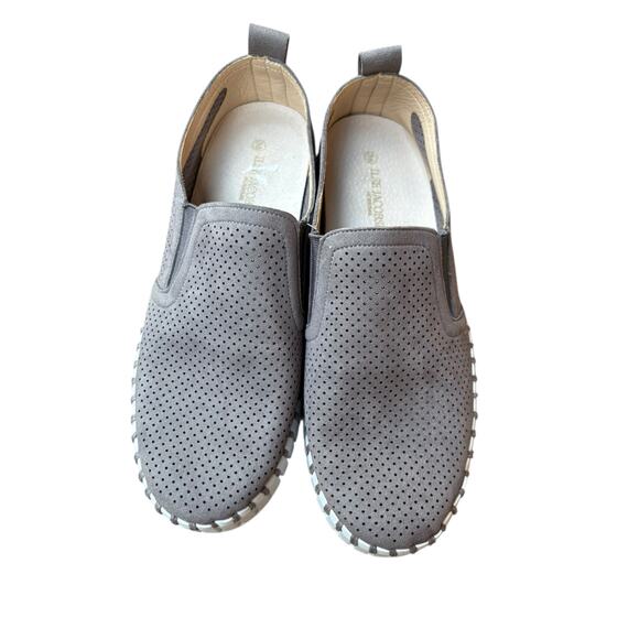 Ilse Jacobsen Dark Grey Tulip Perforated Slip on Sneaker EU36 / US6 - Picture 7 of 11
